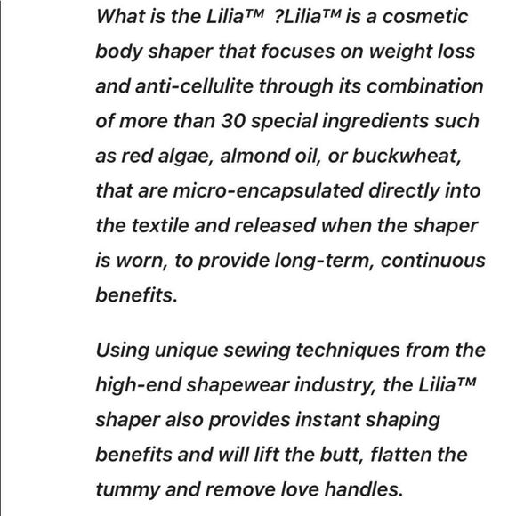 Lilia Compression Weight Loss Slimming High Waist 7/8 Leggings Black - Picture 12 of 16